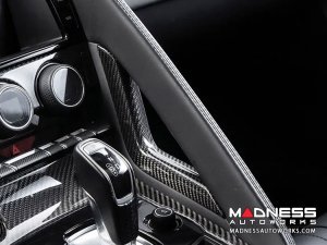 Jaguar F-TYPE Interior Trim - Carbon Fiber - Center Console Side Trim Kit